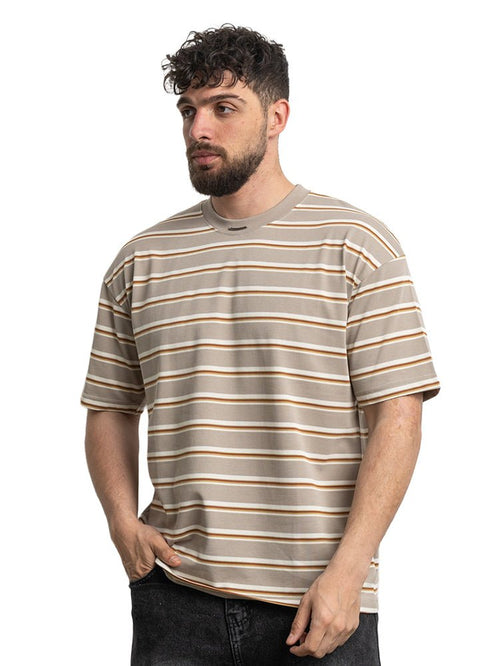 Beige Design 3037 NF - Round T-Shirt - Khotwh