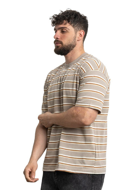 Beige Design 3037 NF - Round T-Shirt - Khotwh