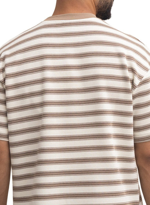 Beige Design 3061 NF - Round T-Shirt - Khotwh