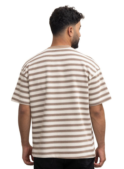 Beige Design 3061 NF - Round T-Shirt - Khotwh