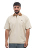 Beige Design 3069 NF-Polo Neck T-Shirt - Khotwh