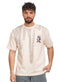 Beige Design 3831VIG - O - S Round T-shirt - Khotwh