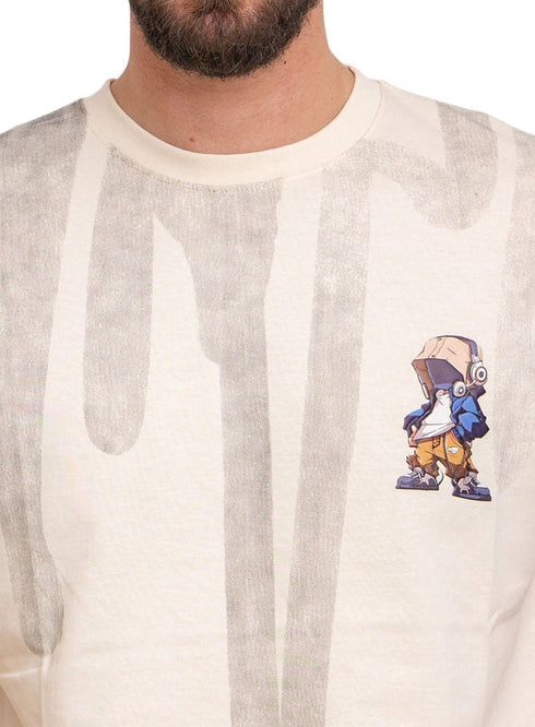 Beige Design 3831VIG - O - S Round T-shirt - Khotwh