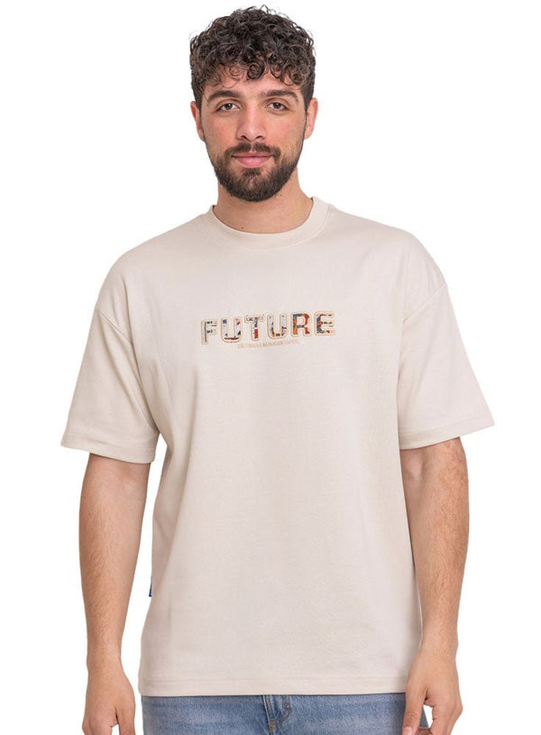 Beige Design 3904VIG - O - S Round T-shirt - Khotwh