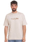 Beige Design 3904VIG - O - S Round T-shirt - Khotwh