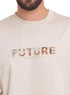 Beige Design 3904VIG - O - S Round T-shirt - Khotwh