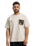Beige Design 4002 NF - Round T-Shirt - Khotwh