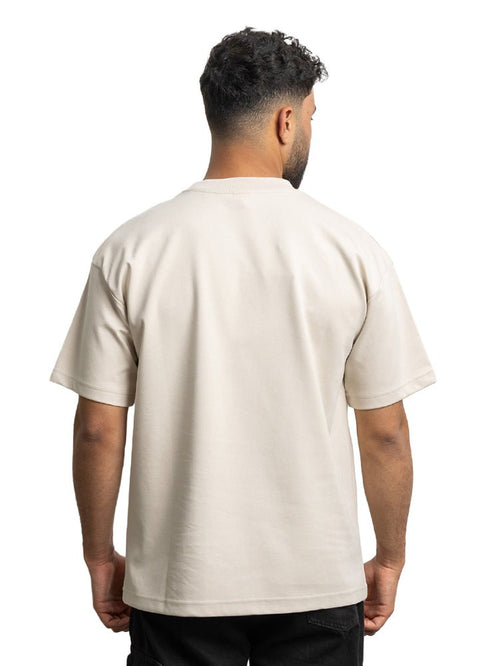 Beige Design 4002 NF - Round T-Shirt - Khotwh