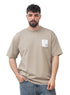 Beige Design 4005 NF - Round T-Shirt - Khotwh