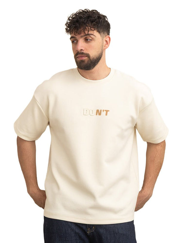 Beige Design 4017 NF-Round T-Shirt - Khotwh