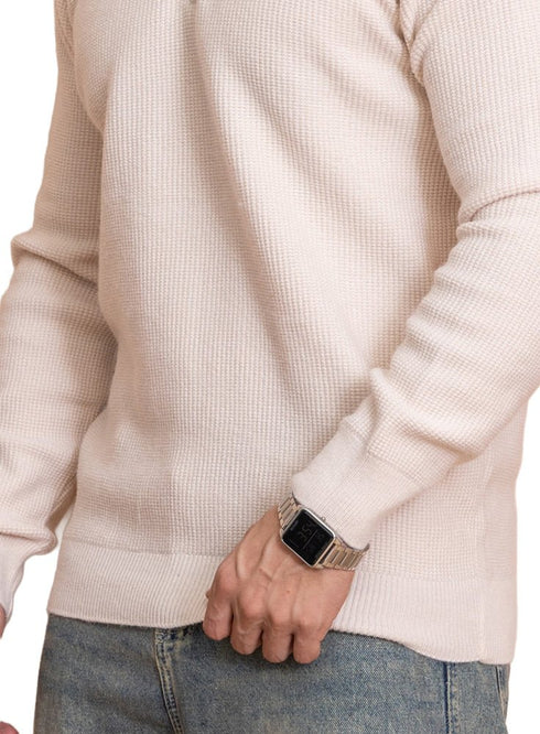 Beige Design 421 Round Pullover - Khotwh