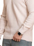 Beige Design 421 Round Pullover - Khotwh
