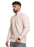 Beige Design 421 Round Pullover - Khotwh