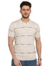 Beige Design 7 - F - Polo Neck T-Shirt - Khotwh