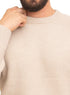 Beige - Design 7012 VIG - Round Pullover - Khotwh