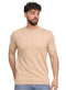 Beige Design 7512Knit Rount T-Shirt - Khotwh