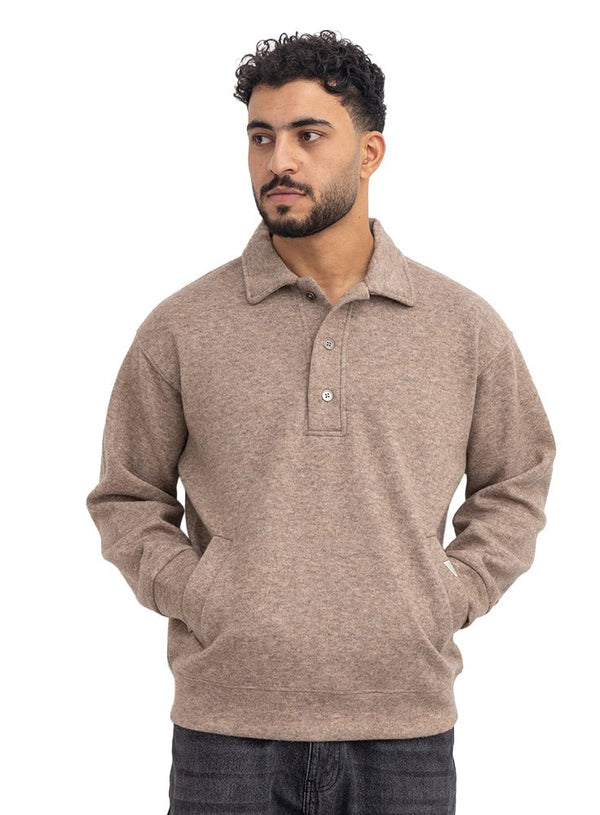 Beige Design 8405 MK-SW-Shirt - Khotwh