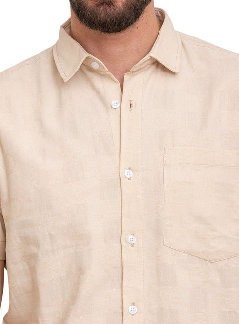 Beige Design 9016Shirt - Khotwh