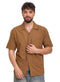 Beige Design 9017Shirt - Khotwh