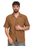 Beige Design 9017Shirt - Khotwh