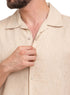 Beige Design 9019Shirt - Khotwh