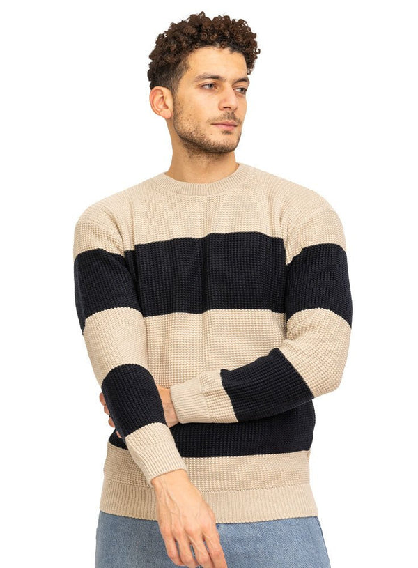 Beige - Design p2226 PF - Round Pullover - Khotwh