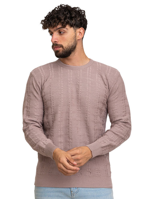 Beige - Design00148 BS - Round Pullover - Khotwh