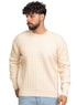 Beige - Design00164 BS - Round Pullover - Khotwh