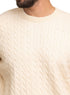 Beige - Design00164 BS - Round Pullover - Khotwh