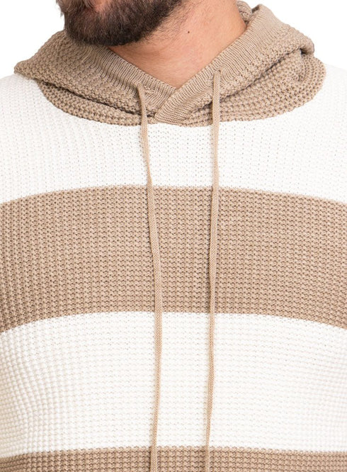 Beige - Design2200 PF - Hoodie Pullover - Khotwh