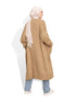 Beige E - Knit - Long Cardigan - Khotwh