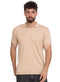 Beige F - Polo Neck Pullover - Khotwh