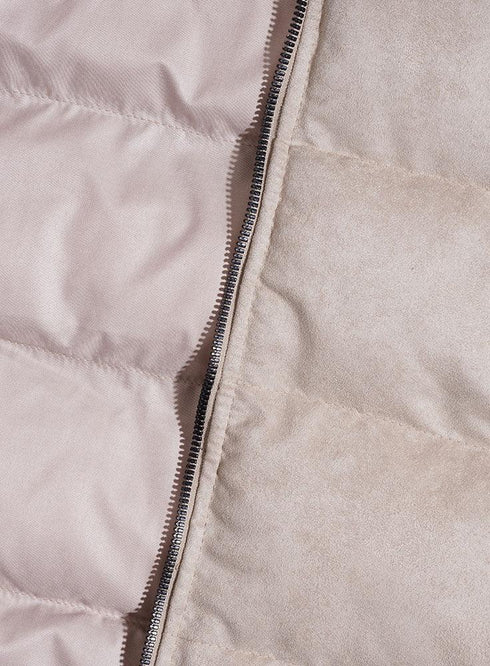 Beige F - Velvet Jacket - Khotwh