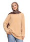 Beige Fluffy Over Size Pullover - Khotwh