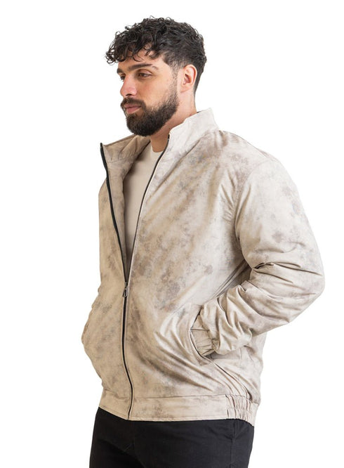 Beige Gabardine Jacket 1 - Khotwh