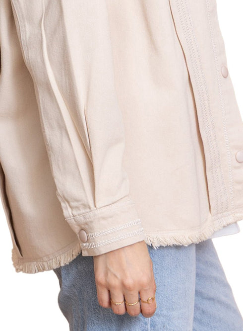 Beige Gabardine Jacket 1 - Khotwh