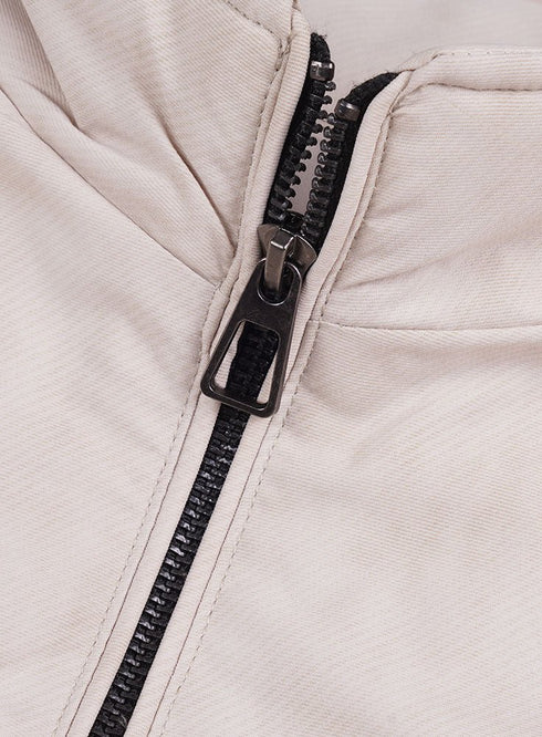 Beige Gabardine Jacket 2 - Khotwh