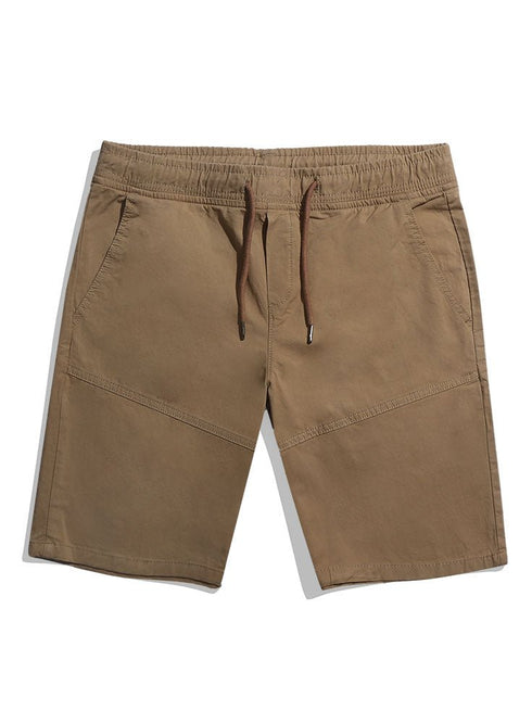 Beige Gabardine Short - Khotwh