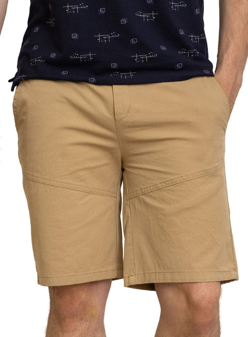 Beige Gabardine Short - Khotwh