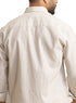 Beige Linen Shirt - Khotwh