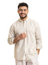 Beige Linen Shirt - Khotwh