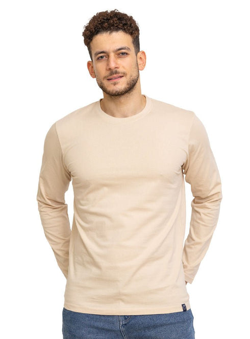 Beige Long - sleeve(M) - Khotwh
