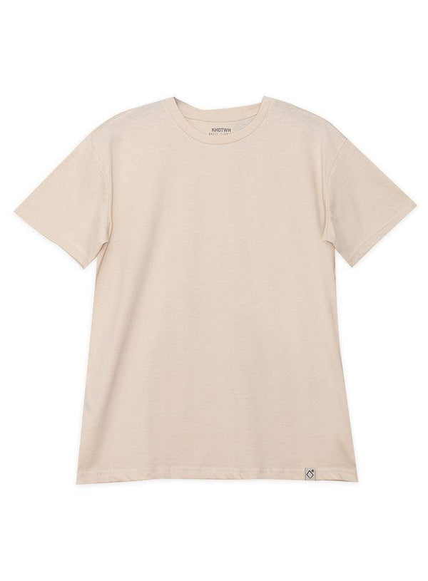 Beige O.S - Short Sleeve - Khotwh