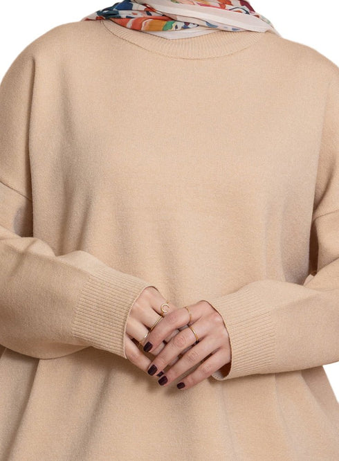 Beige Over Size Half Cool - Khotwh