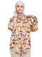 Beige P - Satin Over Size Shirt Style 2 - Khotwh