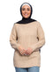 Beige plait pullover - Khotwh