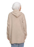 Beige Plexus Hoodie Pullover - Khotwh