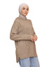 Beige Plexus Hoodie Pullover - Khotwh
