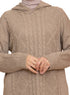 Beige Plexus Hoodie Pullover - Khotwh