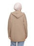 Beige Plexus Hoodie Pullover - Khotwh